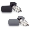 HIGHLIKE 2-Pack Hard Cases Folding Reading Glasses, Pocket Wallet Purse