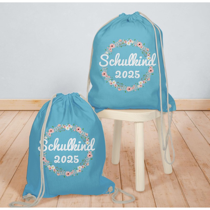 Shirtracer Drawstring Bag for First Day at School - School
