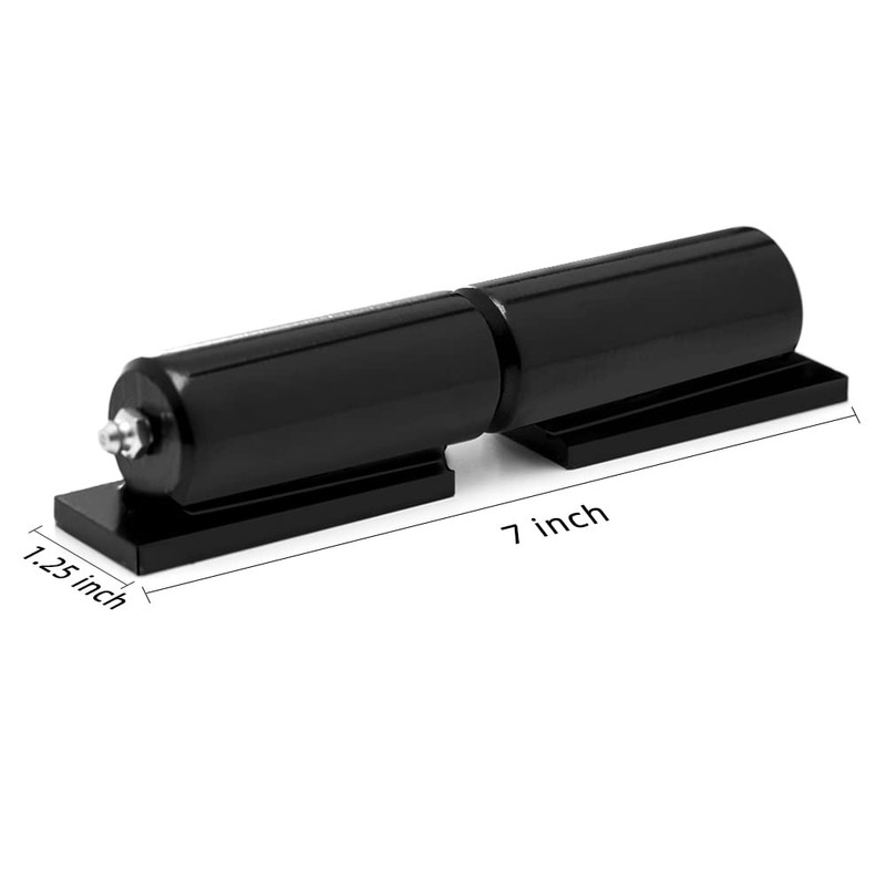 Heavy Duty Gate Hinges 7 Inches - 2 Pack Black