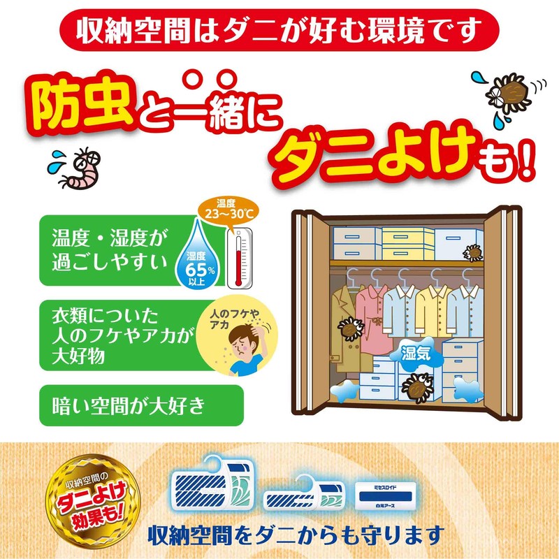 ミセスロイド Unscented Type for Drawers and Clothes Cases, Pack of