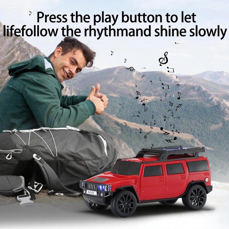 WSTER WS-696 Solar Bluetooth Replica Speaker – Portable Modern Off-Road