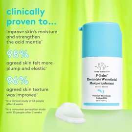Drunk Elephant F-Balm Electrolyte Waterfacial - 50 ml/1.69 fl oz - Deeply Hydrating Overnight Face Mask - Clean Clinical Skincare - Cruelty-Free - Free of Essential Oils, Silicones, and Fragrance
