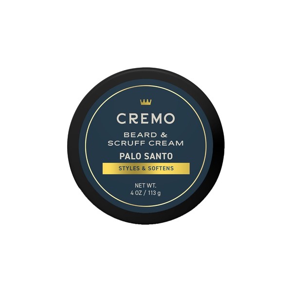 Cremo Beard Scruff Cream, Palo Santo (Reserve Collection), 4 oz