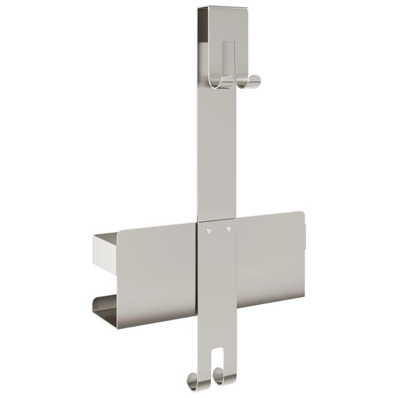 SKM Hanging Shower Caddy Silver Brushed 304 Stainless Steel,Silver (Weight