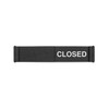 Seco Open/Closed Sliding Sign, 255mm x 52mm - Aluminum/PVC