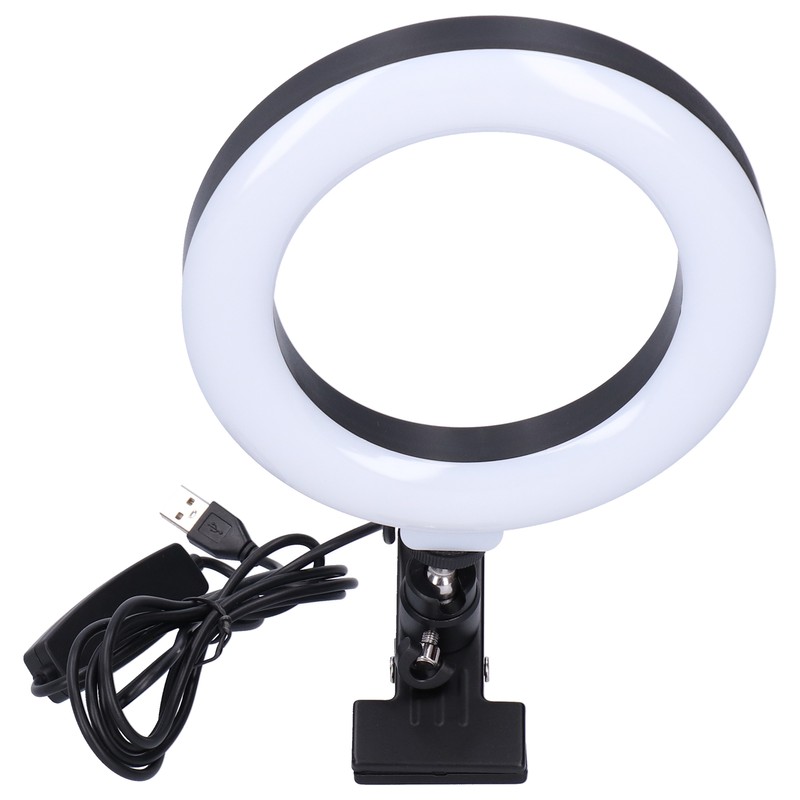 16cm LED USB Circle Light RGB Fill Light with Clamp
