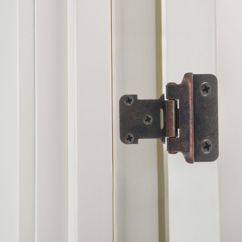 uxcell 10 Pack Self Closing Cabinet Hinges, 1/2" Overlay Cabinet