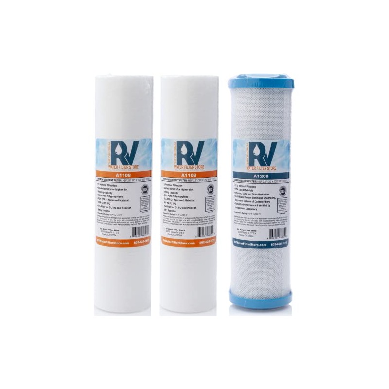 RV Water Filter Store AA1209 Essential System Water Filter Refill