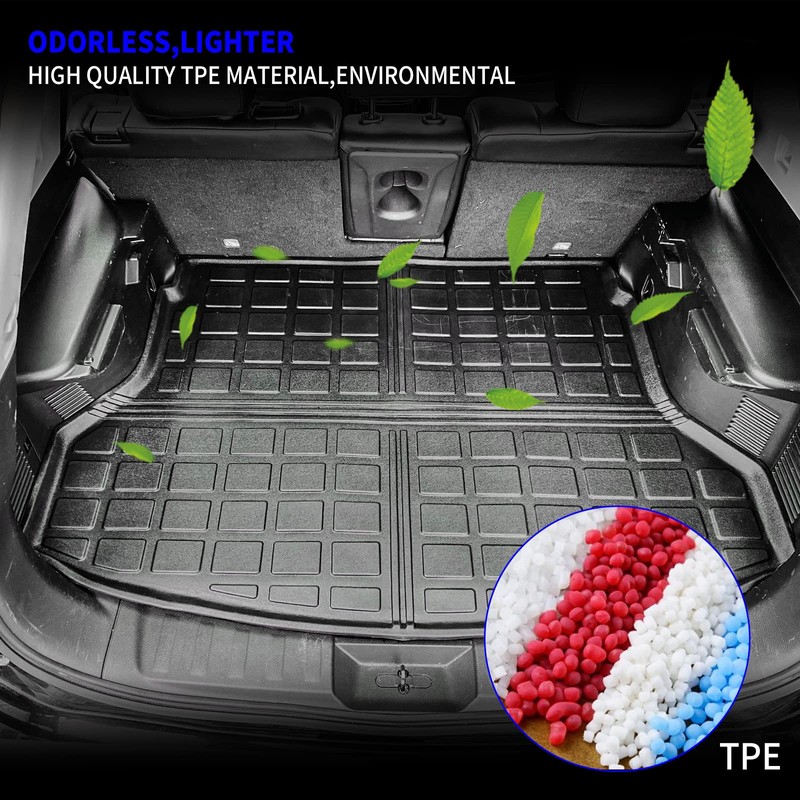 Rongtaod Floor Mats Compatible with 2014-2020 Nissan Rogue Trunk Mat