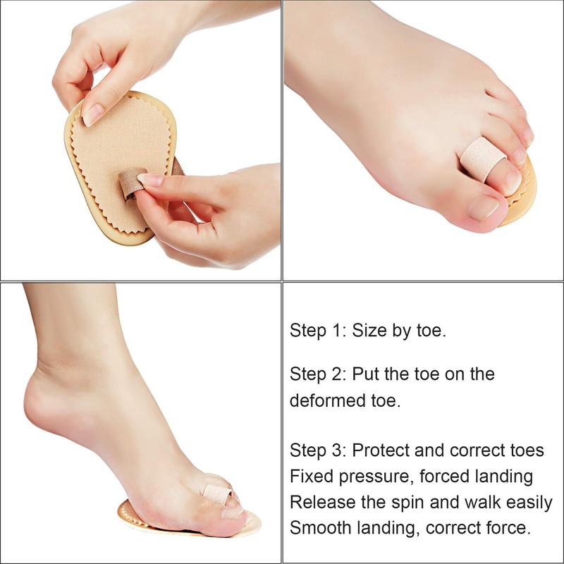 BBTO 4 Pcs Budin Toe Splint Hammer Toe Straightener Support