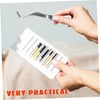 WOONEKY 2pcs False Eyelash Tool Tweezers Eyelash Extension Tweezer Eyelash
