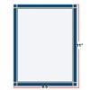 PaperDirect Regal Blue Opulence Border Paper, Royal Blue Outer Border