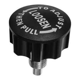 Kisangel Exercise Bike Crank Arm Screws Bicycle Ball Head Pin Replacement Parts for Replacement of Gym Bar Machine Knob Accessories Parts for Rowing Machines Pins Black ABS