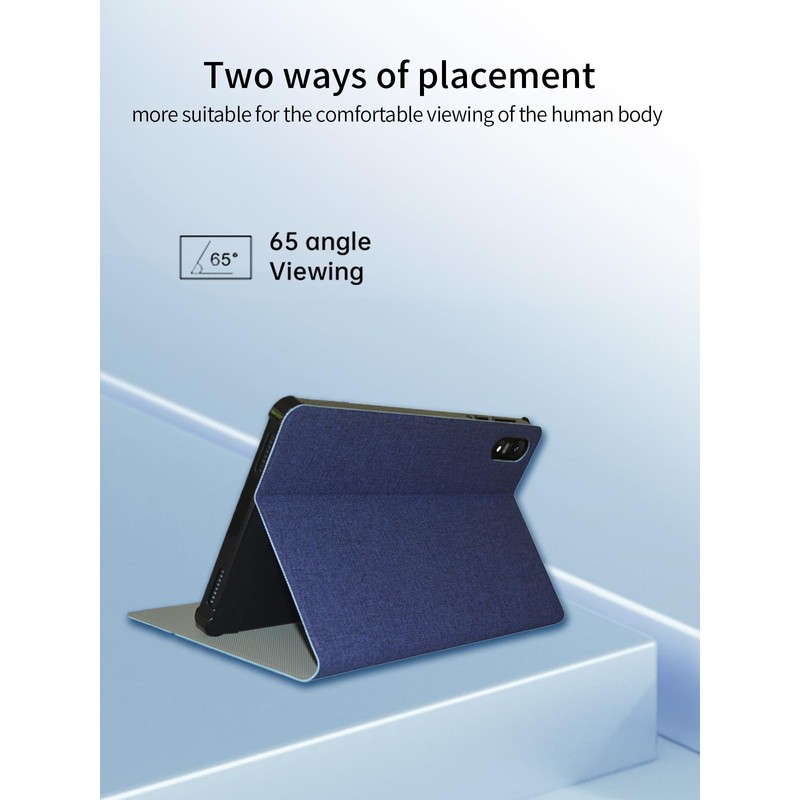 Case for Teclast T65 13.4-inch Android Tablet,UYRUREL Leather Slim Folding