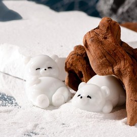 POPETPOP 10pcs Garden Miniature Bear Figurine Garden Tiny Bear Statues Desktop Decor Bear Figurine for Decor Micro Landscape Bear Garden Tiny Statues Mini Resin Decors Bear Decoration, White