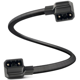 Extra Battery Cable for Delta 2/2 Max/Max/3/3 Plus/3 1500 & Wave 2/3,XT150 Extra Battery Connection Cable,1.64ft Black Upgrade Braided Workmanship (NOT for Delta Pro/Pro 3/Ultra/3 Max)