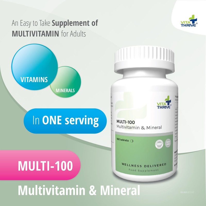 VitaThrive® Multi-100-180 Tablets