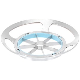 Hemoton Pineapple Slicer Blue Watermelon Slicer Cutter Stainless Steel Melon Fruit Round Quickly Cut Tool Multifunctional Peeler Corer for Cantaloupe Pineapple Pear Kitchen Slicer Gadget