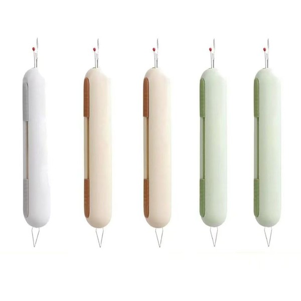 ﻿QHASPHC 5pcs Seam Ripper and Needle Threaders for Hand Sewing