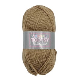 FabFinds Baby Double Knitting Wool Yarn Soft Chunky for Scarf Crochet Machine Washable (Taupe, 5)