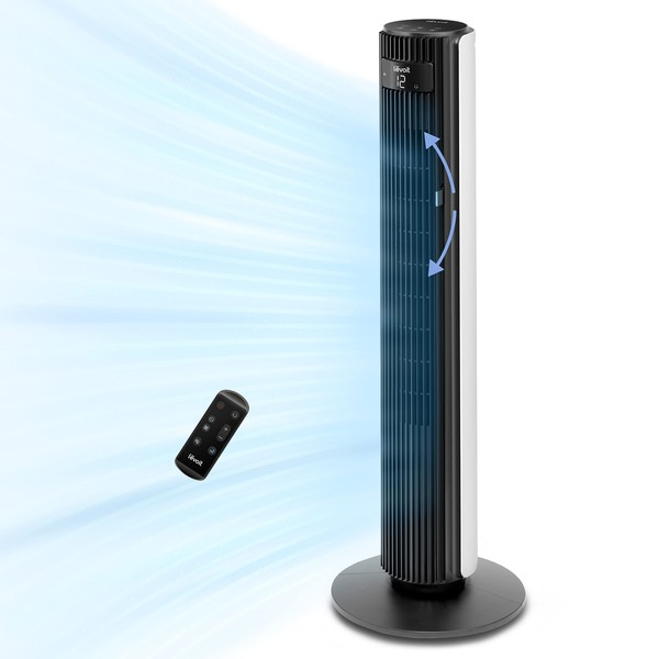 LEVOIT Smart 42 inch Tower Fan for Bedroom, DC motor,