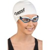 Cressi Thunder - Premium Swimming Goggles, White/Blue