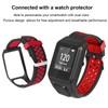 Smartwatch Band Silicone Wrist Watch Strap Dual Color with Pin