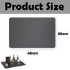 2PCS Draining Board Mats, Kitchen Super Absorbent Draining Mat, Folding