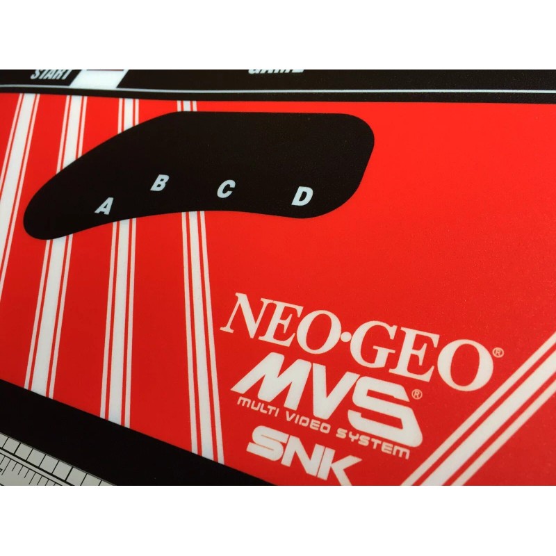 Neo Geo Arcade Control Panel Overlay (CPO) - 23.6 x