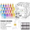 PrettyCare Glass Eye Dropper Bottles 24 Pack, 1oz (30ml) Rainbow