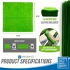 Microfiber Cleaning Cloth, Large Size 40x40cm, Super Absorbent Lint Free
