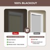 Allesin zen No Drill No Tools Blackout Roller Shades for