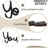 Love You Bye Wood Signs,21.6" Hanging Hallway Wall Art Decor,
