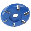 Wood Turbo Carving Disc, 6 Teeth Angle Grinder Grinding Spatula