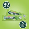 WRIGLEY'S DOUBLEMINT Chewing Gum Bulk Pack, 5 Stick (Pack of