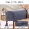 Cabilock 2pcs Stretch Sofa Armrest Covers Elastic Couch Arm Covers