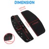 AUFER 2Pcs Motorcycle Front Driver Rider Inserts Floorboards Foot Peg