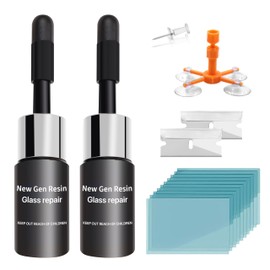 Hotoo Windshield Repair Kit, Glass Repair Liquid for Cracks, Windshield Repair Kit for Chips and Cracks, Achieve Seamless Restoration, Quickly Fixing Chips, Bulls-Eye, and Star-Shaped Cracks