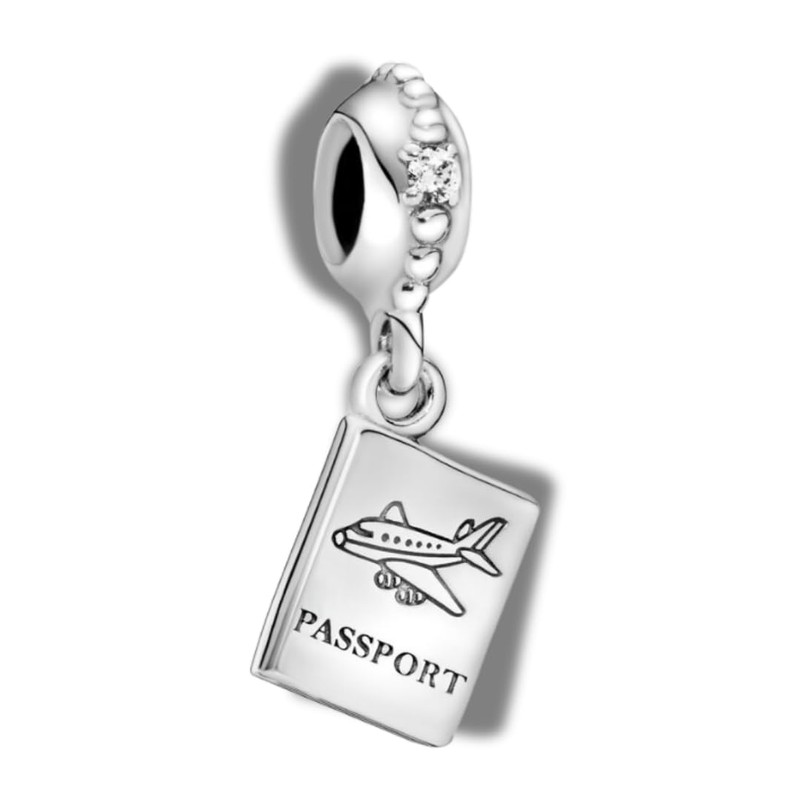 'Pandora's Travel Passport Dangle Charm