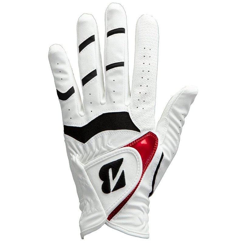 Bridgestone Strong DUAL GLG21 Men's White/Red Golf Glove 22cm