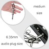 Juliyeh 5 Pcs Guitar Plug Keychains Wall Mounted Marshall Key