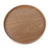 Round Shape Solid Wood Tea Coffee Snack Food Meals Serving