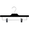 High-end Black Acrylic Bottom Hanger, 12 Pack Luxury Quality Pants