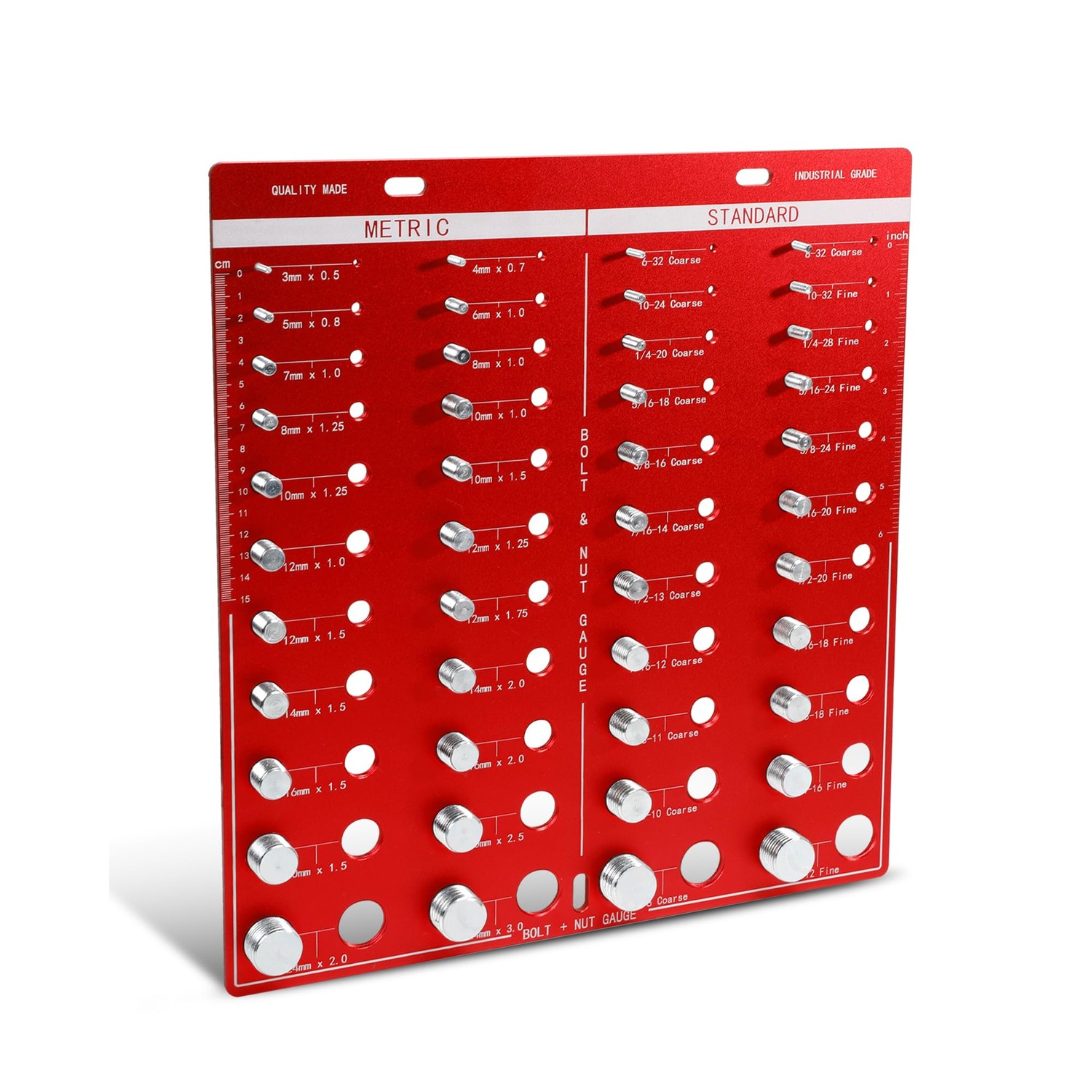 Upgraded Thread Checker 44 Nut and Bolt Thread Checker, with Thick ...