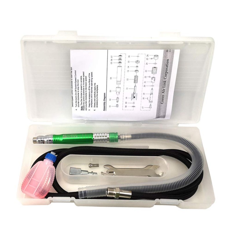 DYNAMIC POWER Precision 1/8" Air Micro Die Grinder with Bonus