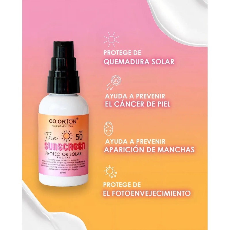Potector Solar Facial The Sun Screen Colorton Fps
