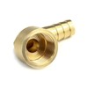 QWORK 90 Degree Elbow Brass Brass Hose Nozzle 12mm x