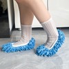 Chenille Foot Mop Cleaning Slippers Cover 7ea