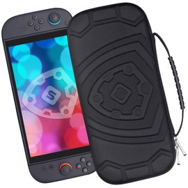 sisma スリムケース Switch 2 専用 セミハードケース Switch2 本体収納ポーチ 保護 ケース 耐衝撃 薄型 ポーチ 『黒色の特別版』