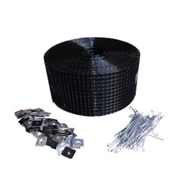 6" Squirrel Guard Kit. 6 in. 100 ft. PVC Coated Galvanized Steel roll and 100 Aluminum Fasteners.